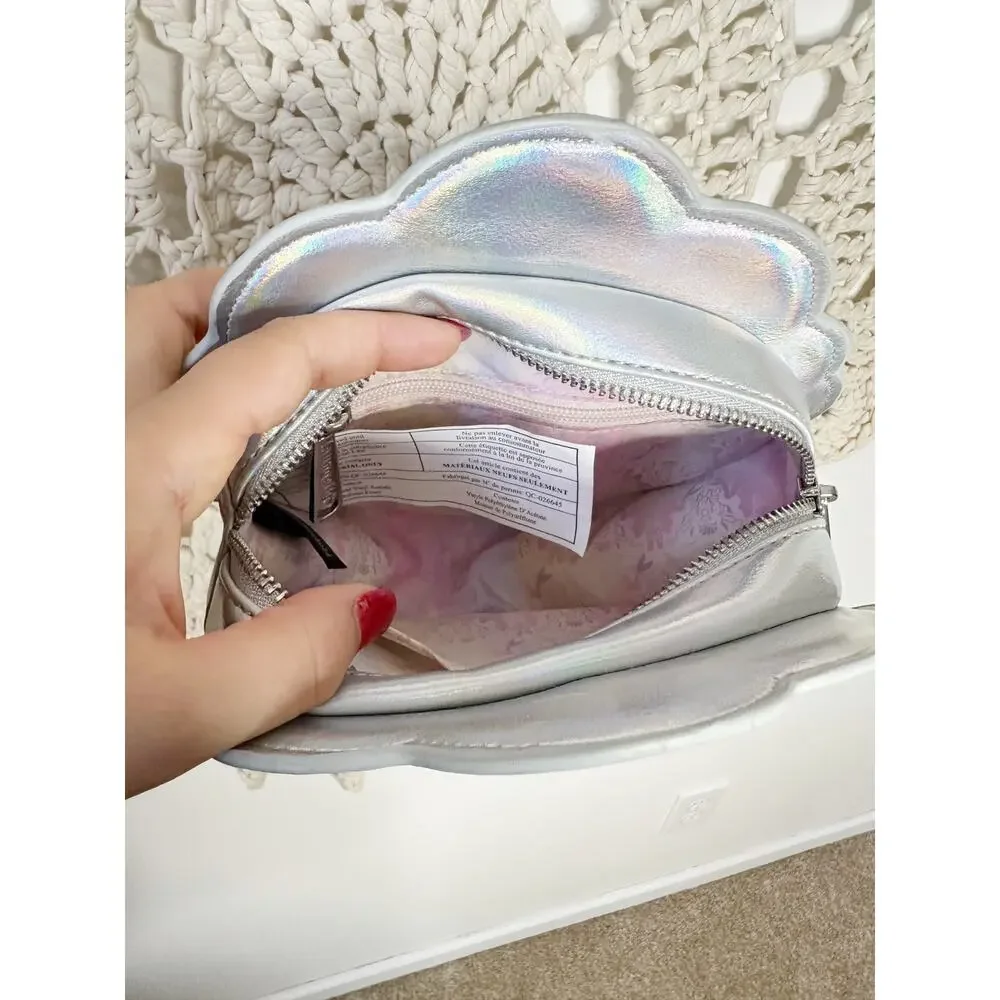 Loungefly x Disney The Little Mermaid 30th Anniversary Sequin Shell Pouch Bag